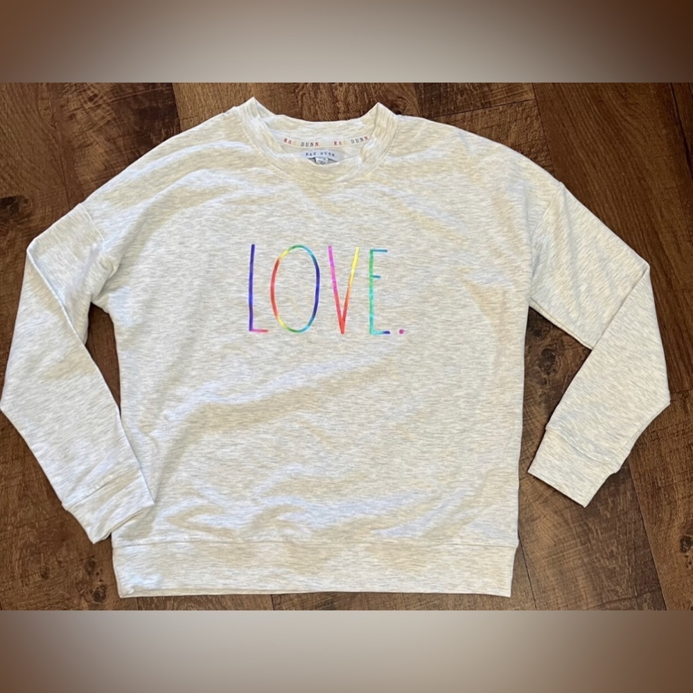 Rae Dunn Womens oversized soft LOVE!  Pullover sweater XS extra small